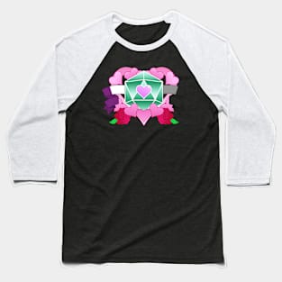 DiceHeart - Ace Banner, Green Dice Baseball T-Shirt